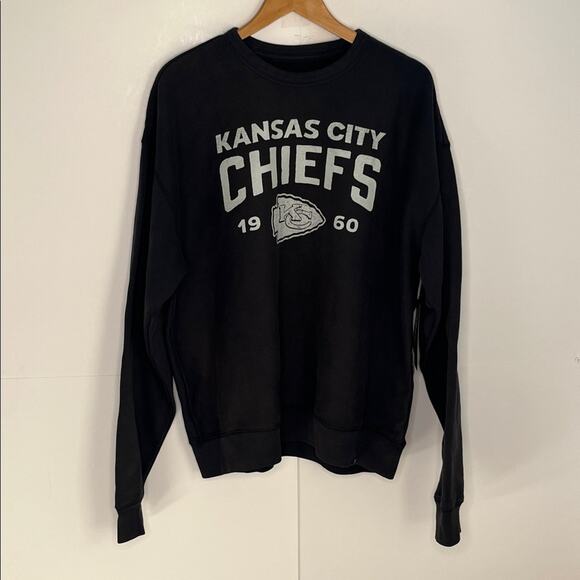 Mens '47 Brand Kansas City Chiefs Pullover Sweatshirt Size Large - Picture 2 of 8